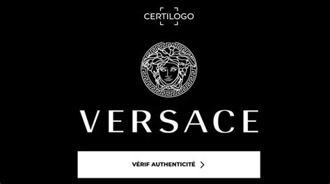 etichetta certilogo versace|certilogo website.